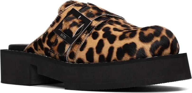 Clarks x GCDS muiltjes met dierenprint Bruin - Foto 2