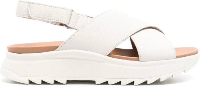 Clarks DashLite Wish leren sandalen Wit