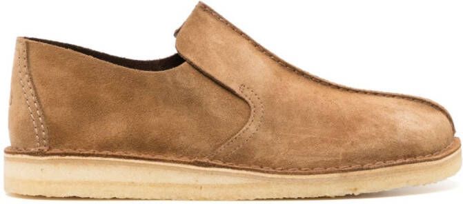 Clarks Desert Mosier suède loafers Bruin