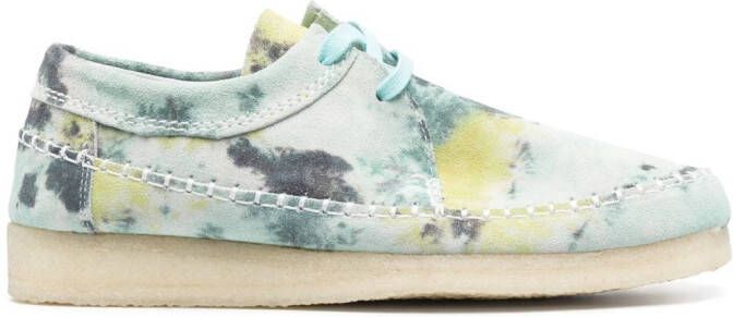 Clarks Low-top sneakers Blauw