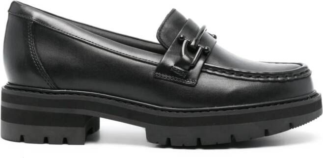 Clarks Orianna Bit leren loafers Zwart