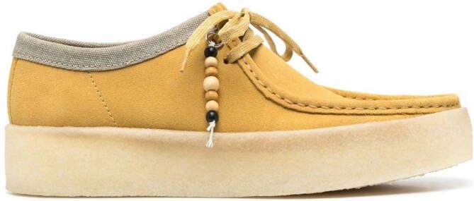 Clarks Originals Bootschoenen met houten kralen Geel