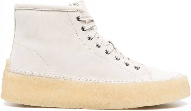 Clarks Originals Caravan Mid enkellaarzen Beige