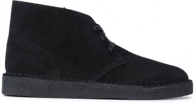 Clarks Originals Desert boots heren leer suède rubber 10.5 Zwart