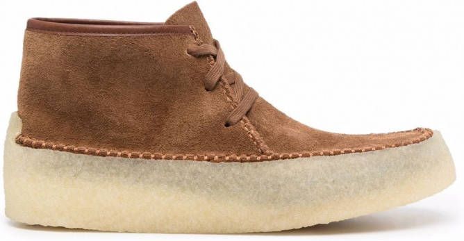 Clarks Originals Enkellaarzen met veters Bruin