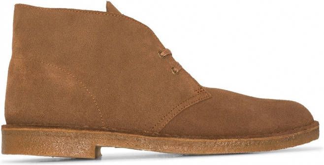 Clarks Originals Suède desert boots Bruin