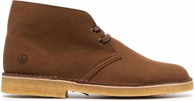 Clarks Originals Suède veterlaarzen Bruin