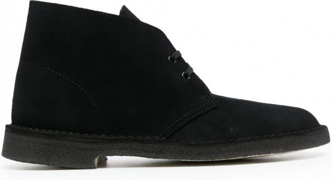 Clarks Originals Suède veterschoenen Zwart