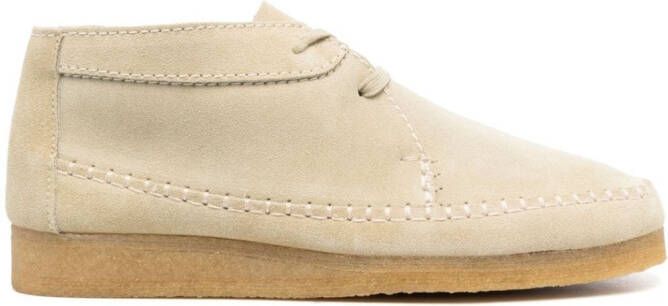 Clarks Originals Suède veterlaarzen Beige