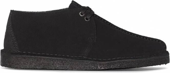 Clarks Originals Suède veterschoenen Zwart