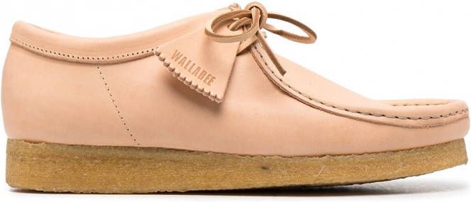 Clarks Originals Veterschoenen met kenmerkend label Beige