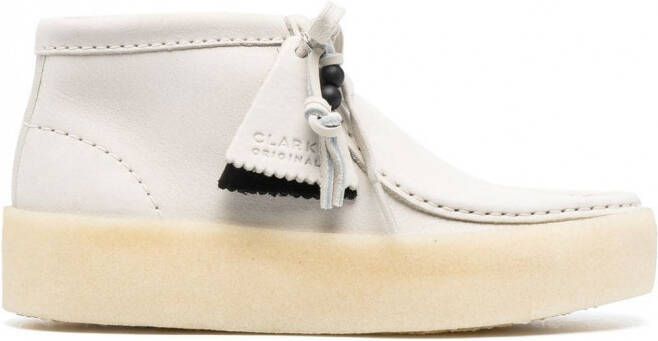 Clarks Originals Wallabee enkellaarzen Wit