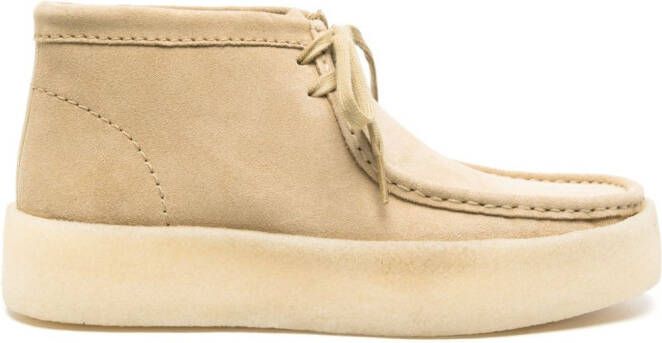 Clarks Originals Wallabee Cup suède laarzen Beige