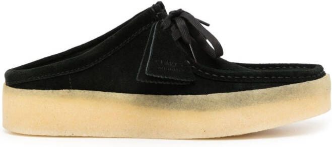 Clarks Originals Wallabee Cup suède loafers Zwart