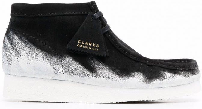 Clarks Originals Wallabee laarzen met geverfd effect Zwart