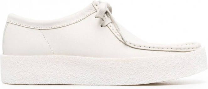 Clarks Originals Wallabee leren schoenen Wit