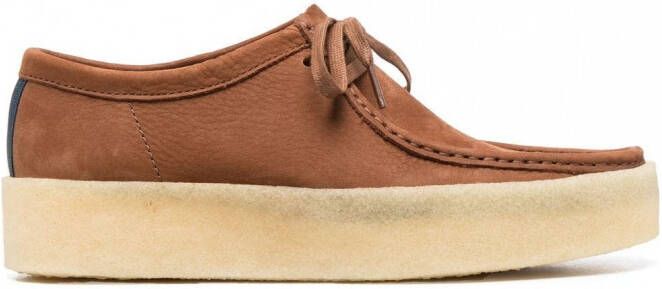 Clarks Originals Wallabee veterschoenen Bruin