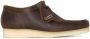 Clarks Originals Wallabee leren veterlaarzen Bruin - Thumbnail 1