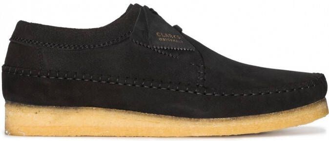 Clarks Originals Weaver veterschoenen Zwart