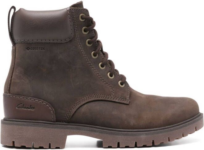 Clarks Rossdale enkellaarzen Bruin