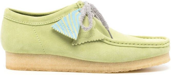 Clarks Wallabee suède bootschoenen Groen