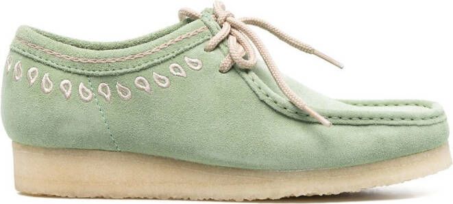 Clarks Wallabee bootschoenen Groen