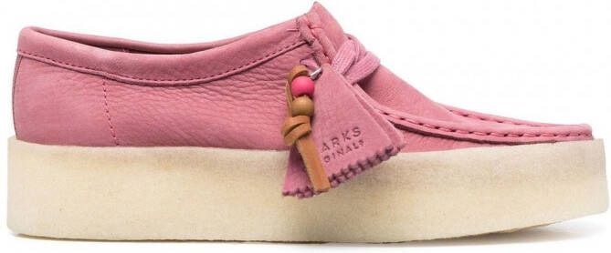 Clarks Wallabee Cup schoenen Roze