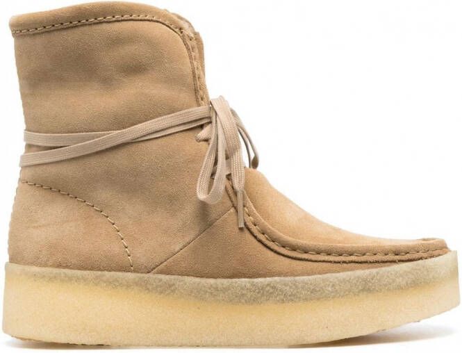 Clarks Wallabee suède laarzen Beige