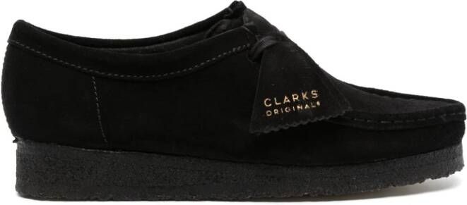 Clarks Wallabee suède schoenen Zwart