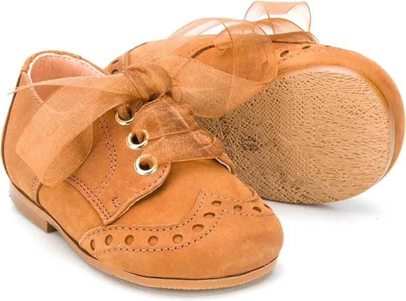 CLARYS Babyschoenen met veters Bruin - Foto 2