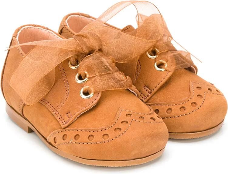 CLARYS Babyschoenen met veters Bruin