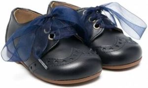 CLARYS Derby schoenen met reliëf Blauw