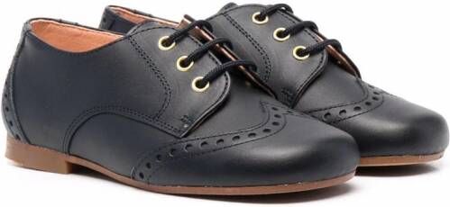 CLARYS Derby schoenen met reliëf Blauw