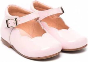 CLARYS Leren ballerina's Roze