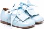 CLARYS Leren loafers Blauw - Thumbnail 1