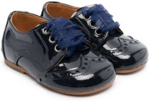 CLARYS Lakleren brogues Blauw