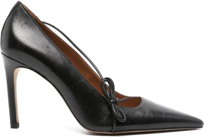 Claudie Pierlot Leren pumps Zwart