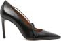 Claudie Pierlot Leren pumps Zwart - Thumbnail 1