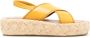 Clergerie Adom sandalen met plateauzool Geel - Thumbnail 1