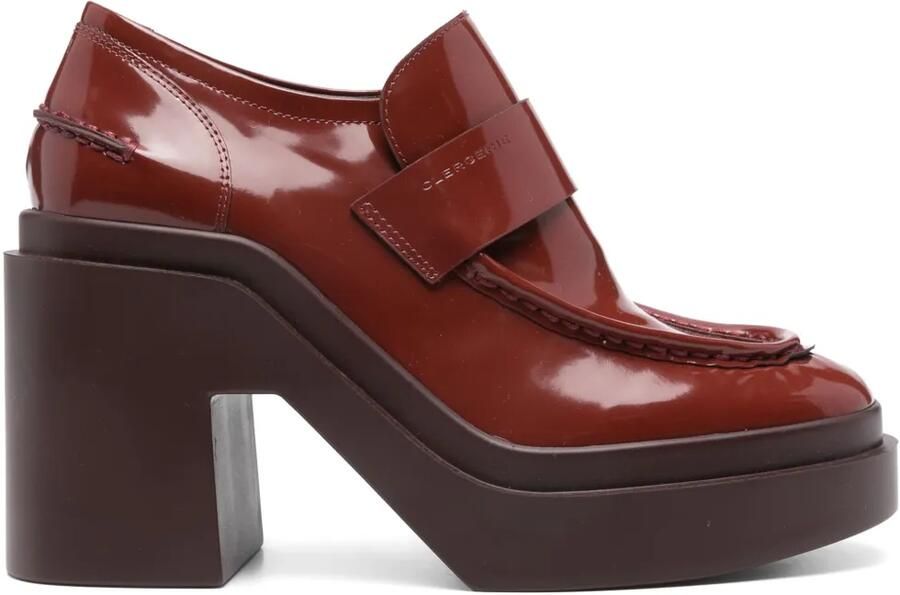 Clergerie 100 mm Netta loafers Bruin