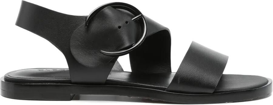 Clergerie Ilona platte sandalen Zwart