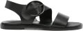 Clergerie Ilona platte sandalen Zwart - Zwart