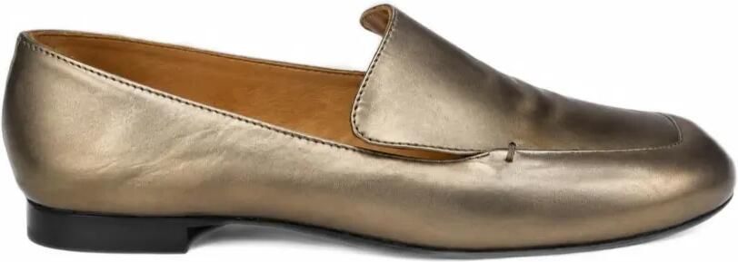 Clergerie metallic leather loafers Goud