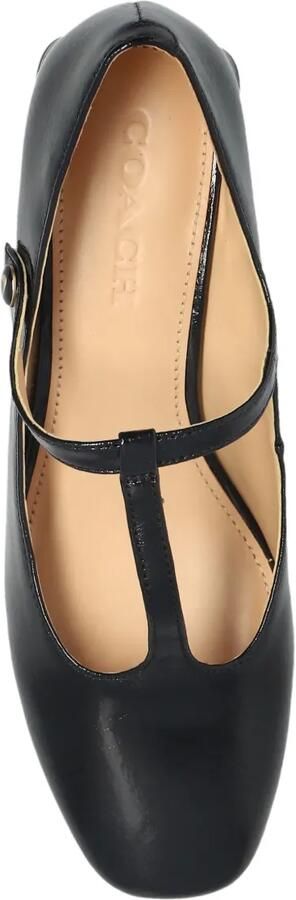 Coach Angelina Mary Jane pumps met T-bandje Zwart - Foto 4
