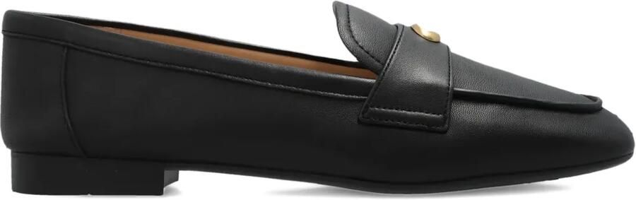 Coach Bewerkte C loafers Zwart