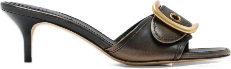 Coach buckle-detail leather sandals Rood