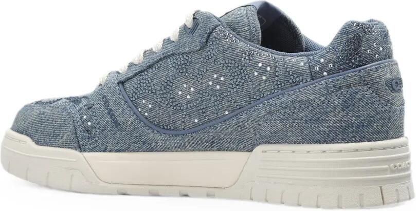 Coach Denim sneakers verfraaid met pailletten Blauw - Foto 4