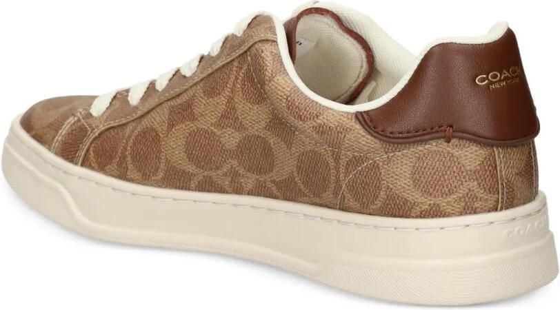 Coach High Line sneakers met logo-print Beige - Foto 3