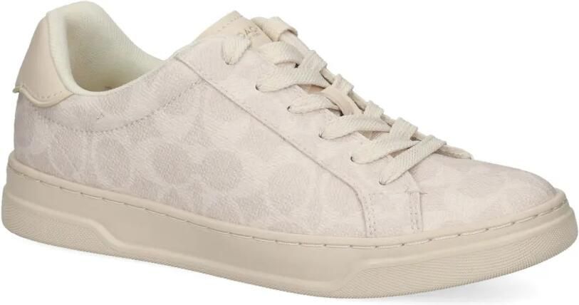 Coach High Line sneakers met patroon Beige - Foto 4