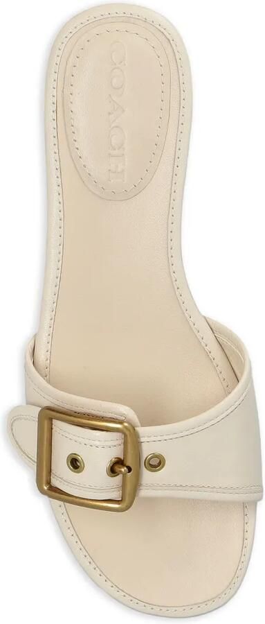 Coach Leren sandalen met gesp Beige - Foto 3